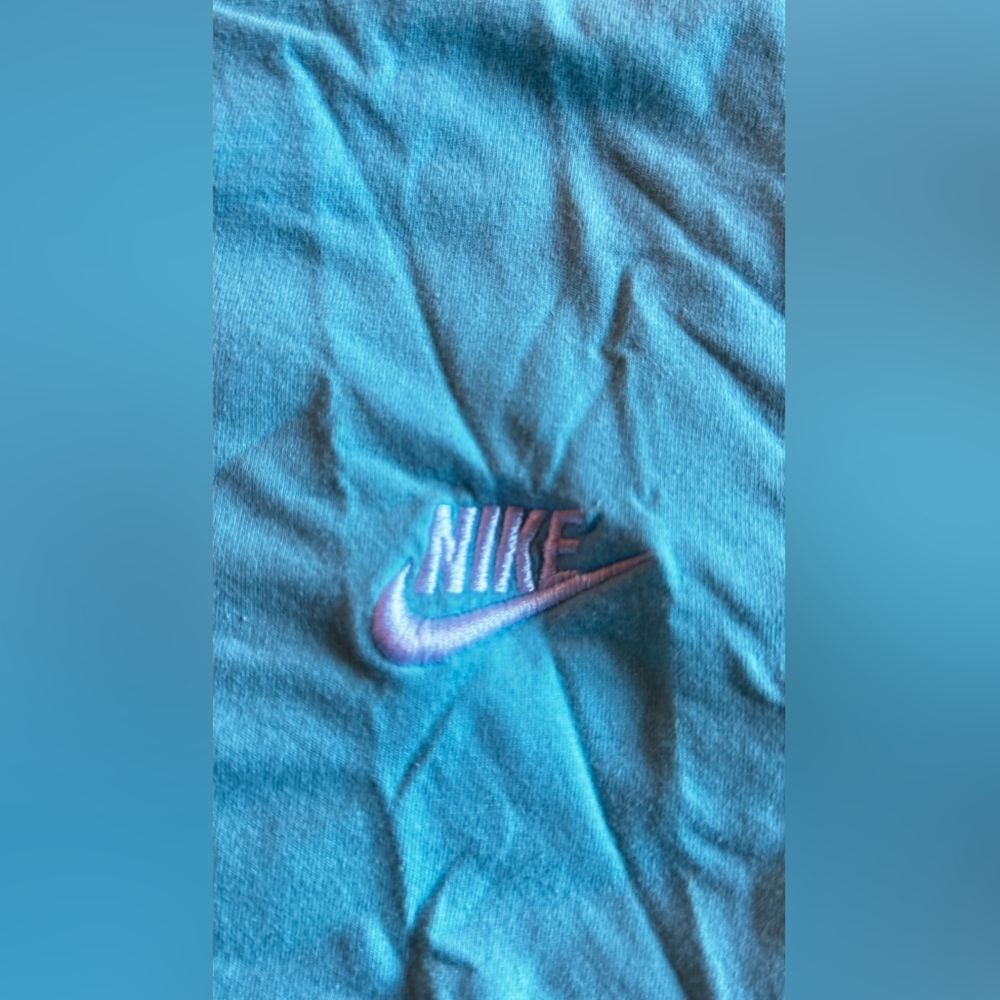 Nike Women's Turquoise Short Sleeve Tee - Picture 3 of 7